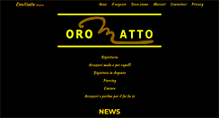 Desktop Screenshot of oromatto.com